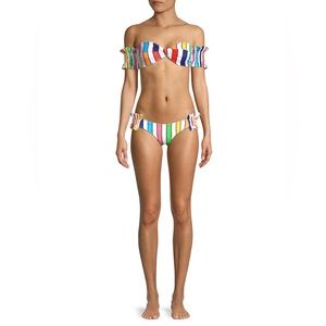 NWT! Caroline Constas Bikini and Top set Size S